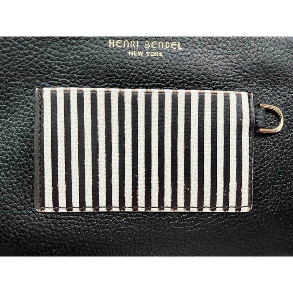 Henri Bendel Black Leather Clutch - Picture 5 of 8